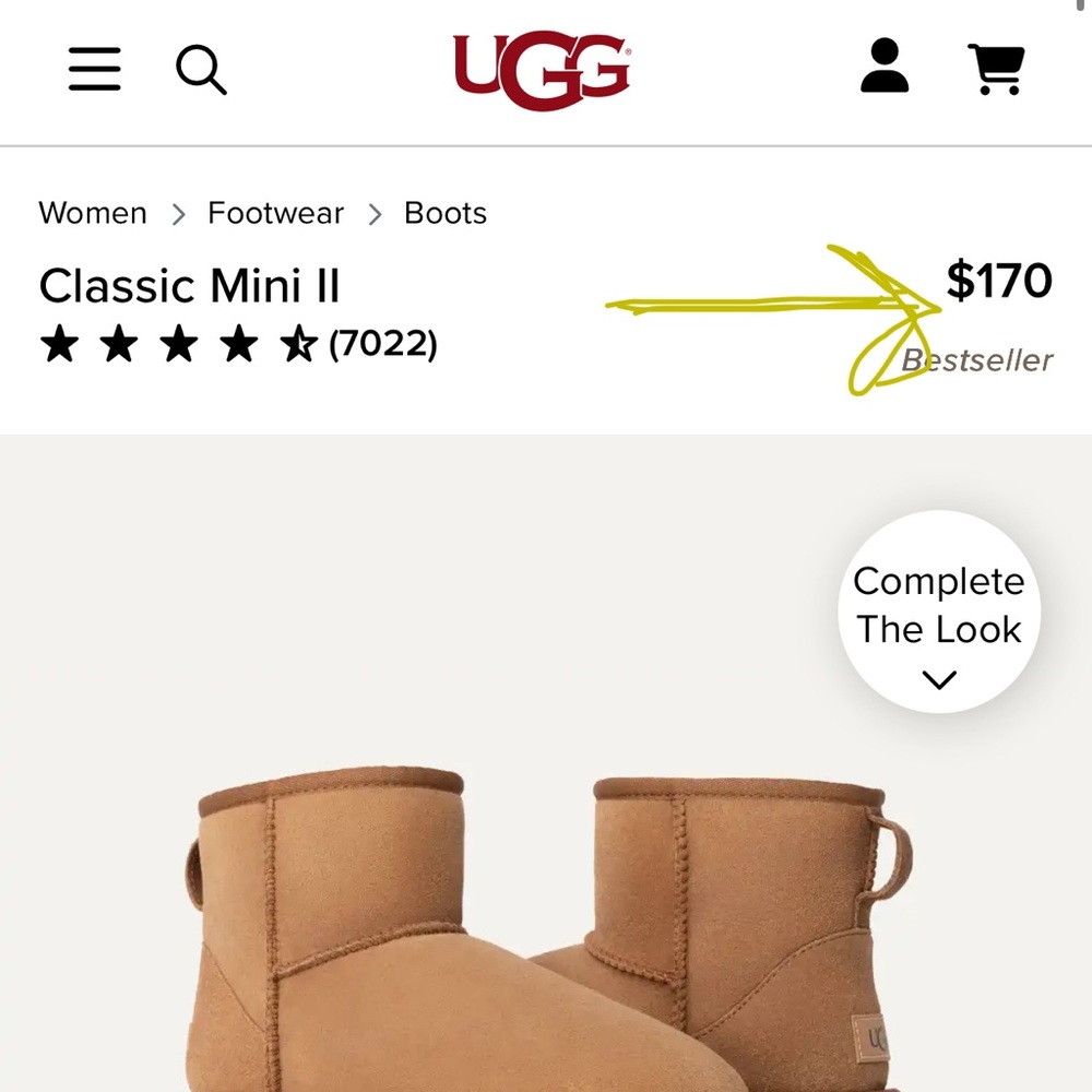 Brand New UGG Women's Classic Mini boot - Picture 6 of 6